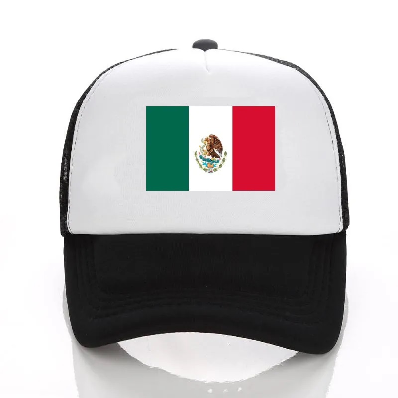 Baseball Cap Meksikon lippu Tulostettu isä hattu Naisten miehet Snapback Fashion Hip Hop Travel and Leisure Outdoor Sports Trucker Hat