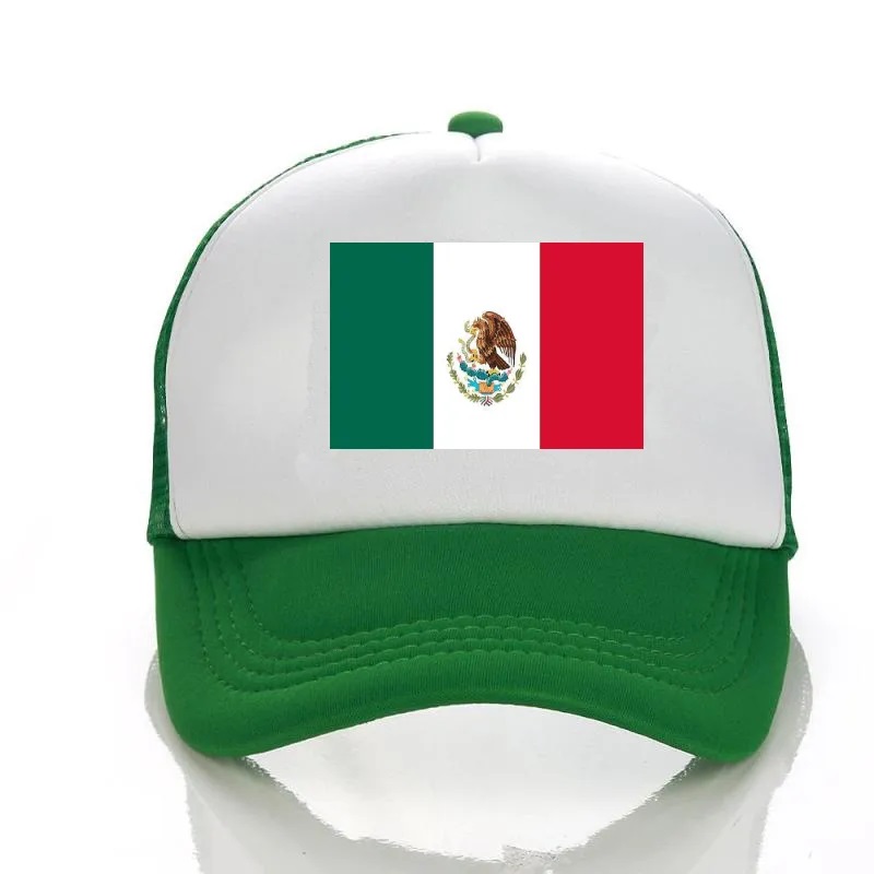 Baseball Cap Meksikon lippu Tulostettu isä hattu Naisten miehet Snapback Fashion Hip Hop Travel and Leisure Outdoor Sports Trucker Hat