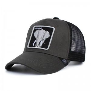 Unisex Säädettävä Amazon Hotsale Animal Trucker Hatut 3D -kirjonta räätälöity baseball -lippit