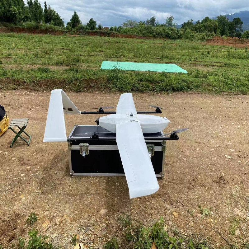 JH-27-risteilyn mittaus ja sähköisen kiinteän siiven VTOL UAV: ​​n kartoittaminen