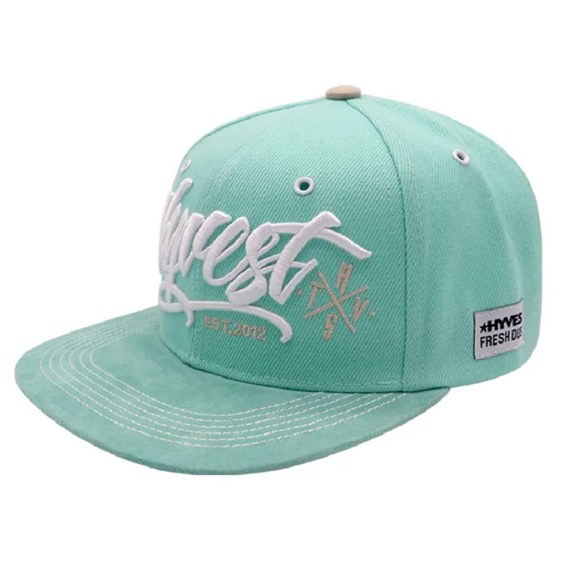 100% akryyli mukautettu 3D -brodeeratut Snapback Hatut Caps