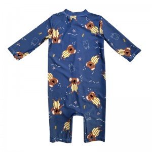 Sarjakuva tulosta vetoketju yksiosaiset lapset uimapuvut