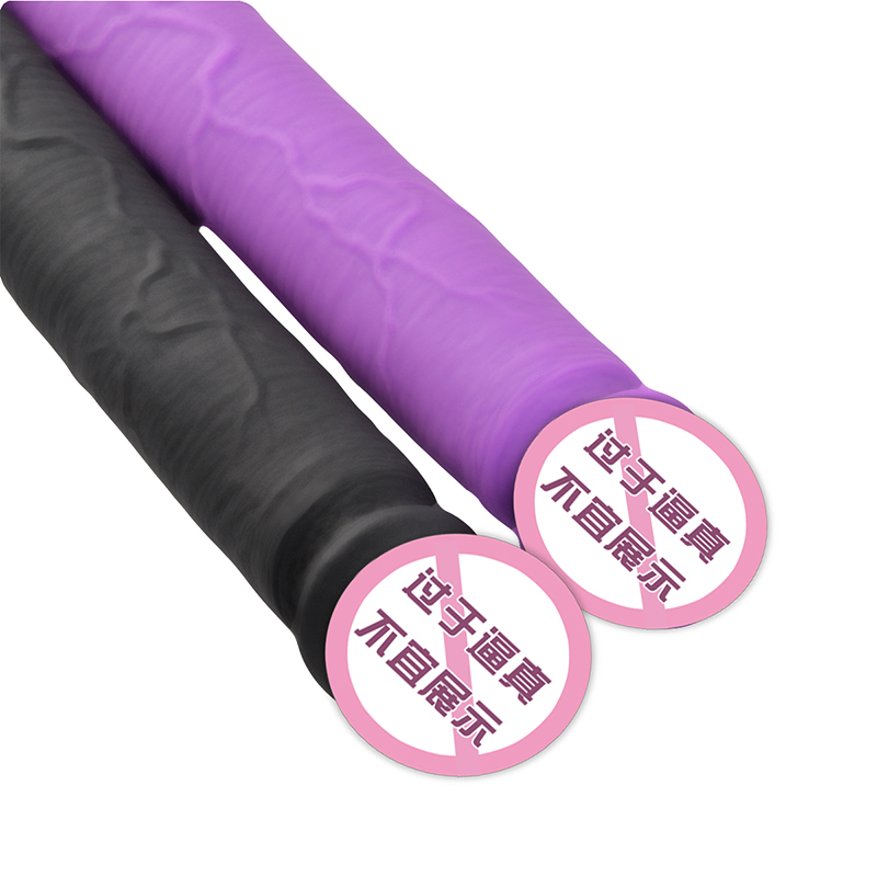 832 Lesbo kaksoispää aikuisten seksileluja kaksinkertainen dildo -tunkeutumispään Kaksinkertainen puoli päättyi dildo pariskunnillenaiset homo