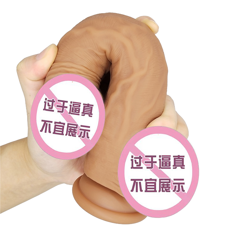 874 Realistinen dildo-silikoni-dildo imukupin G-Spot-stimulaatiolla dildo-anaali sukupuolen lelutnaisille ja pariskunnalle