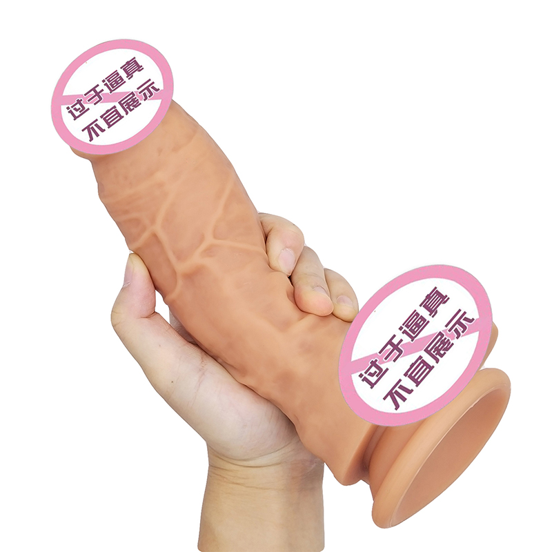 818 Seksikäs aikuisten kauppa tukkumyynti iso size sukupuoli dildo uutuus lelut pehmeä silikoni työntävät dildojanaisillenaisten masturbaattorissa