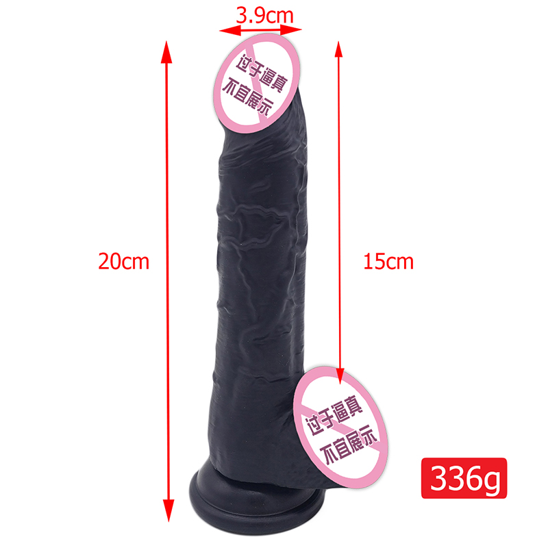 865 Realistinen dildo-silikoni-dildo imukupin G-Spot-stimulaatiolla dildo-anaali sukupuolen lelutnaisille ja pariskunnalle