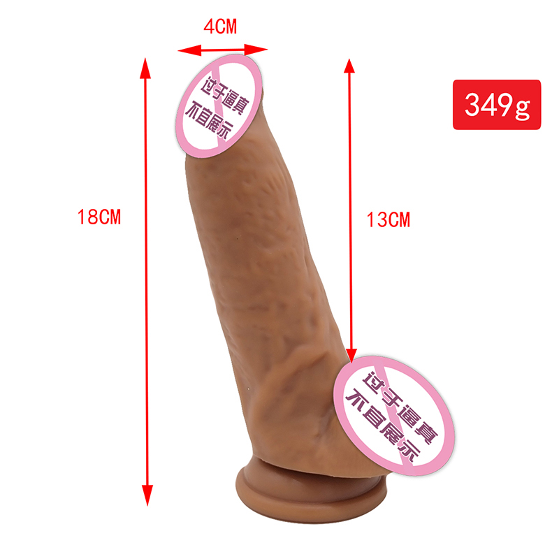 862 Realistinen dildo-silikoni-dildo imukupin G-Spot-stimulaation kanssa dildo-anaali sukupuolen lelutnaisille ja pariskunnalle
