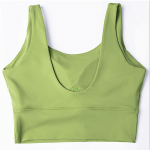 Kiinteä kuppi U-muotoisia urheilu rintaliivit