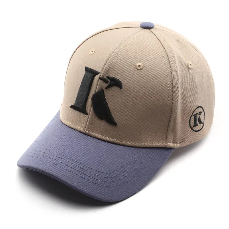 Ylellinen 3D -brodeerattu 6 paneeli isän baseball -hattu kahden äänen baseball -hatut korkki