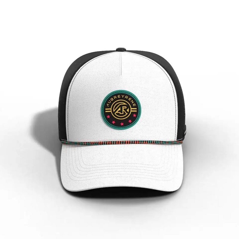 Uusi muotoilu muoti kuorma -auto hattu räätälöity patchble 5 -paneeli kaareva reunan baseball -korkki köysillä