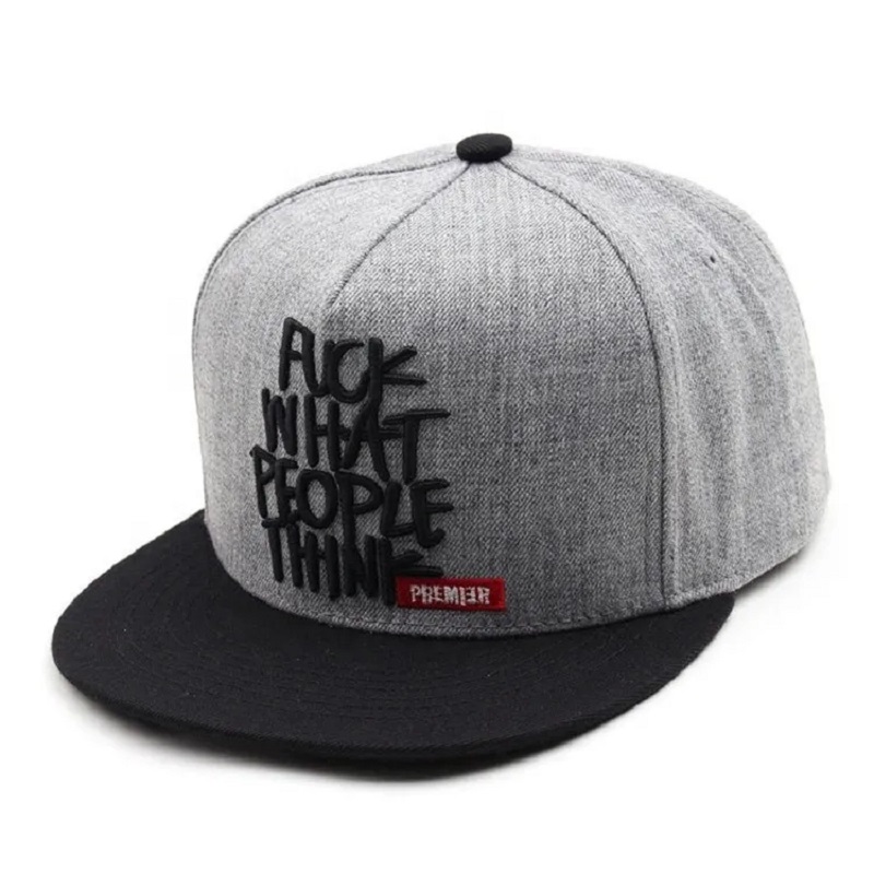 Räätälöity suunnittelu Tavallinen Snapback Caps/hats BlankSnapback Baseball Caps