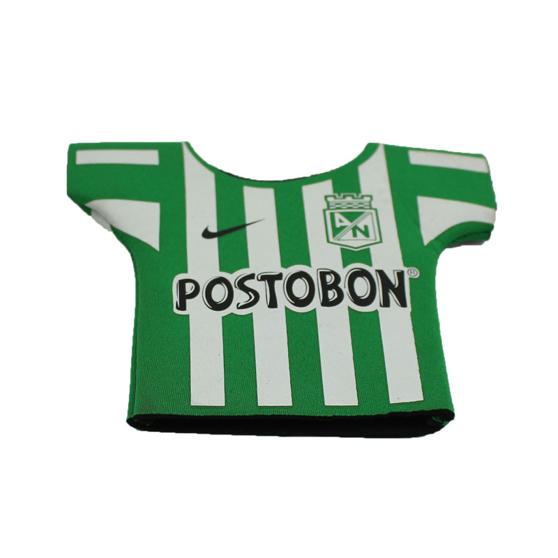 Muoti värikäs t-paitaneopreenin muotoinen sublimaatiotulostus eristetty viini olutpullo tölkki koozies.