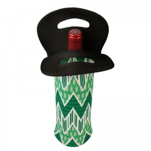 2023 Sublimationneopreeni samppanjajäähdytin yhden punaviinin laukku kuuma vesipullopidikkeet