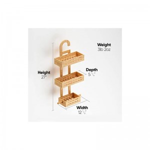 Kokonaisbambu roikkuu suihkuteline