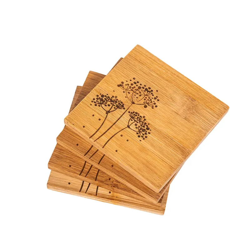 Eco Friendly Bamboo -käsityö ei liukuolut lasinastin 4 sarja