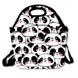 Neopreeni uudelleenkäytettävä pestävä piknik -leirintäpussi hihnalla