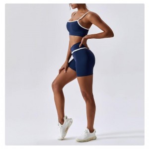 Sc9271 aktiivisetnaiset jooga kuntoharjoittelujooga lyhyet sarjat urheilu rintaliivit saumattomat joogahousut säärisarjat