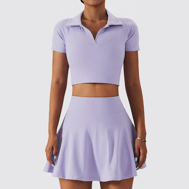 SC1055 -satopolopaidat ja tennishame -joogajuhlajoogajooga -fitness Woman 2024