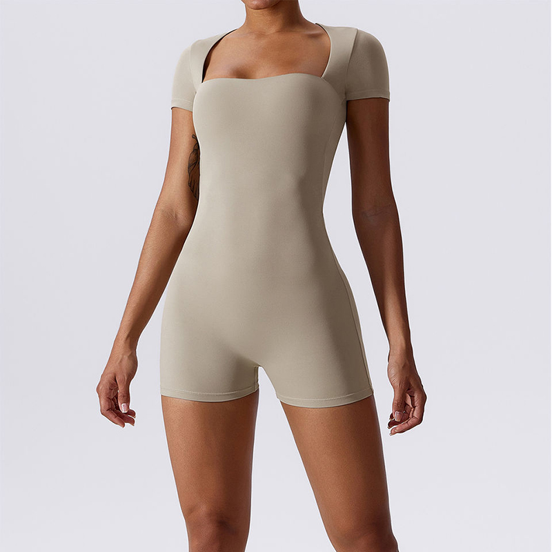 SC1076 Mukautettu korkealaatuinen BodyCon Breathble Stretchy One Piece Jumpsuit Rompers Fitness Bodysuit