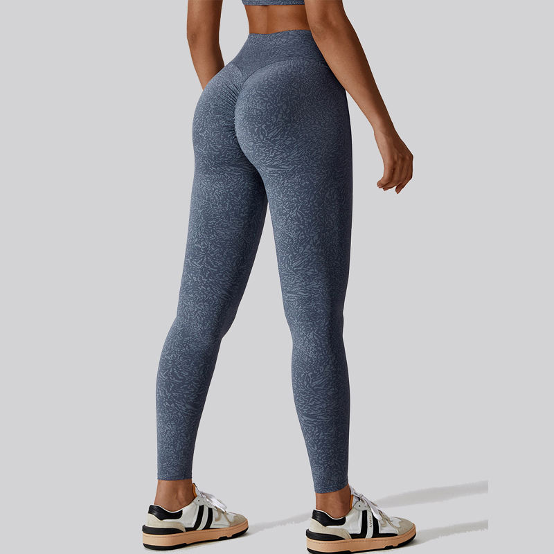 SC1092 Mukautettu logo -säärystimetnaisille työnnä leggingsitnaiset High vyötärö scrunch butt Yoga Pant