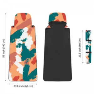 Liukumattomat mukautetut painatusautomatot kumipohjaneopreenin istuimen kansi