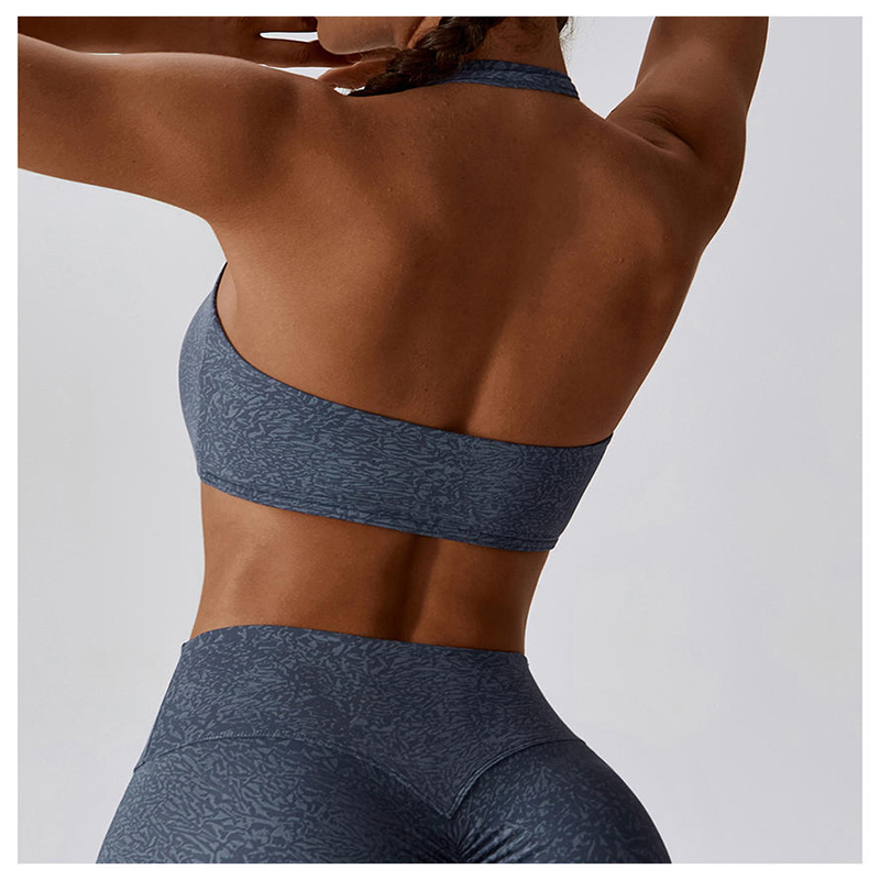 SC10133 78%nylon ja 22% Spandex -riiman hengittävänopeasti kuiva kuiva kuiva kuntosali Jooga kuluu urheilurintaliivitnaisille