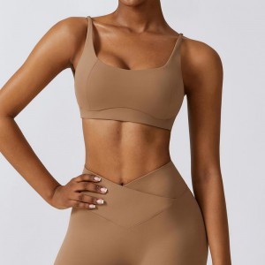 SC10135 Fitness Sports Bra Custom Logo Ladies Compression pehmeänopea kuiva jooga juokseva kuntosali seksikäs urheilu rintaliivit