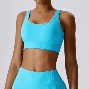 SC10167 Sports Bra for Big Breast Women Yoga -shortsit Tyttö Kiina saumattomat pehmustetut urheiluharjoituksen kuntosalin urheilu rintaliivit