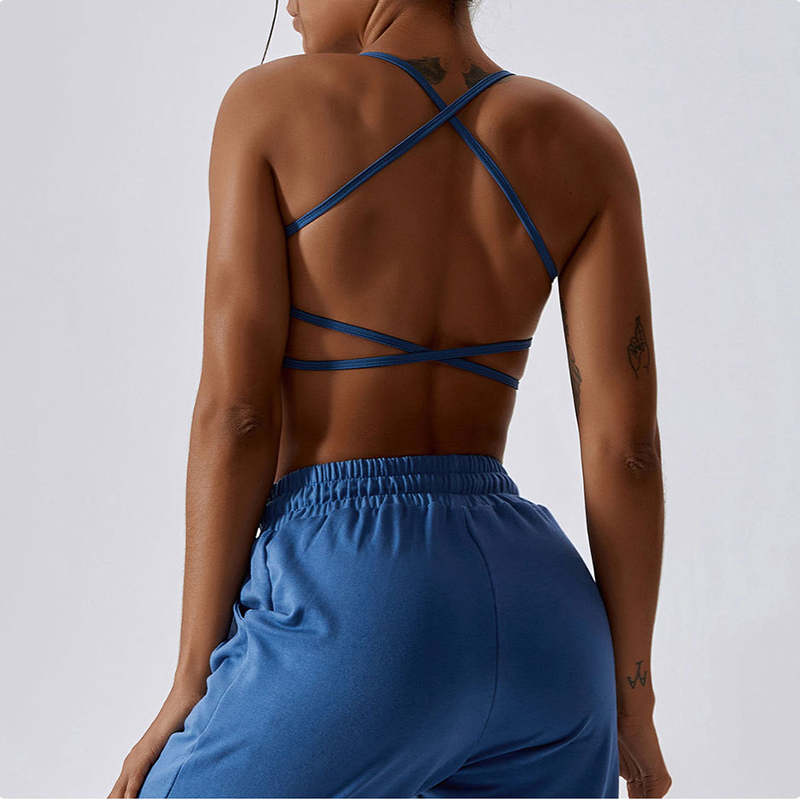 SC10172 Seksikäs urheilu Strappy Custom Sports For For Women Sports Bra for Women Cross-Cross Backdded