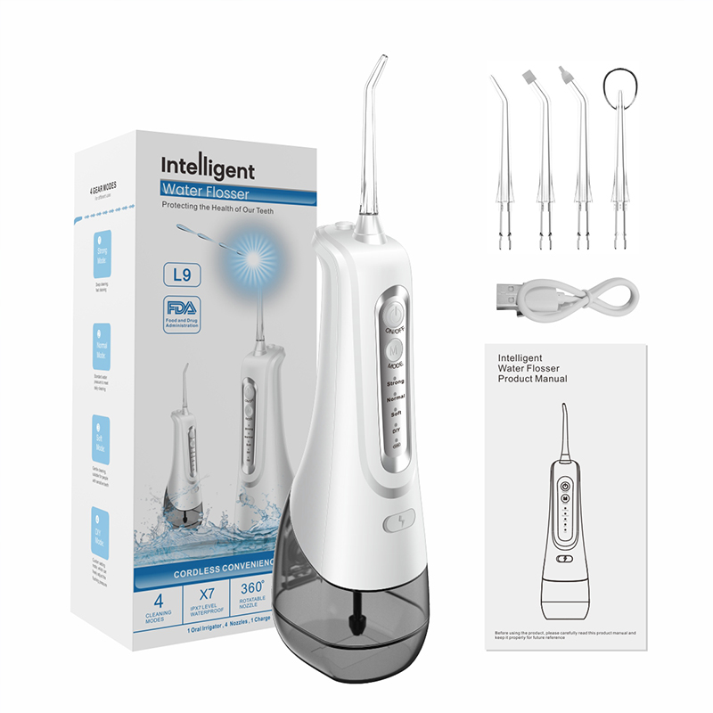 Kannettava sähköhampaiden puhdistus Waterflosser Piirrä kasviperäistä hammasveden hammaslankaa