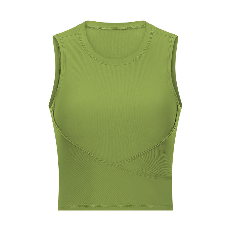 SC10254 LIVE Sportswear Workout Jooga Tank Top for Woman Ubbed Pehded Yoga Tank Top Bra