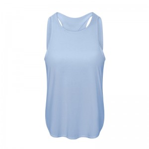 SC102512 Spring Fashion Loose Blause Hollow Working Tops Yoga Naisten Tank Top Womens Yoga Tank Top Avoin takaosa