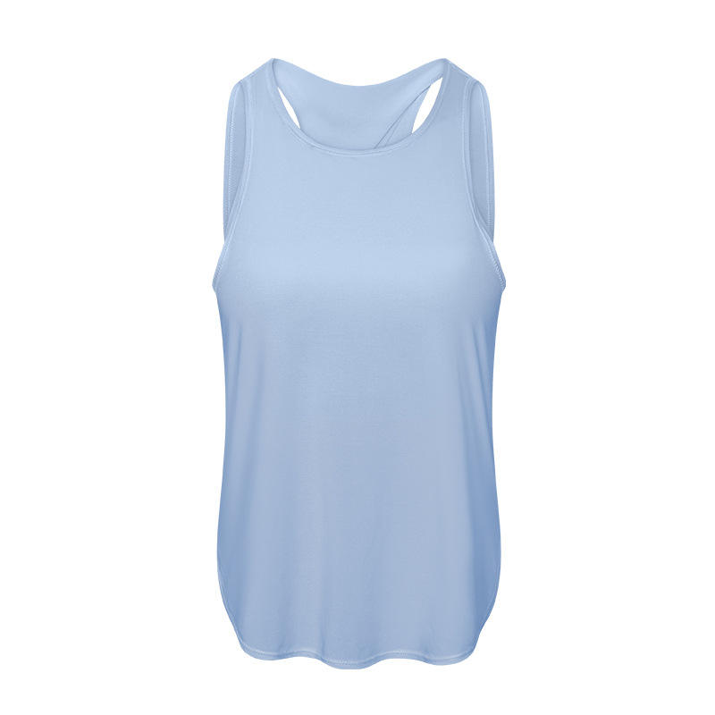 SC102512 Spring Fashion Loose Blause Hollow Working Tops Yoga Naisten Tank Top Womens Yoga Tank Top Avoin takaosa