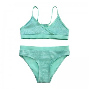 Yksiosainen yksivärinen uimapuku lapsille