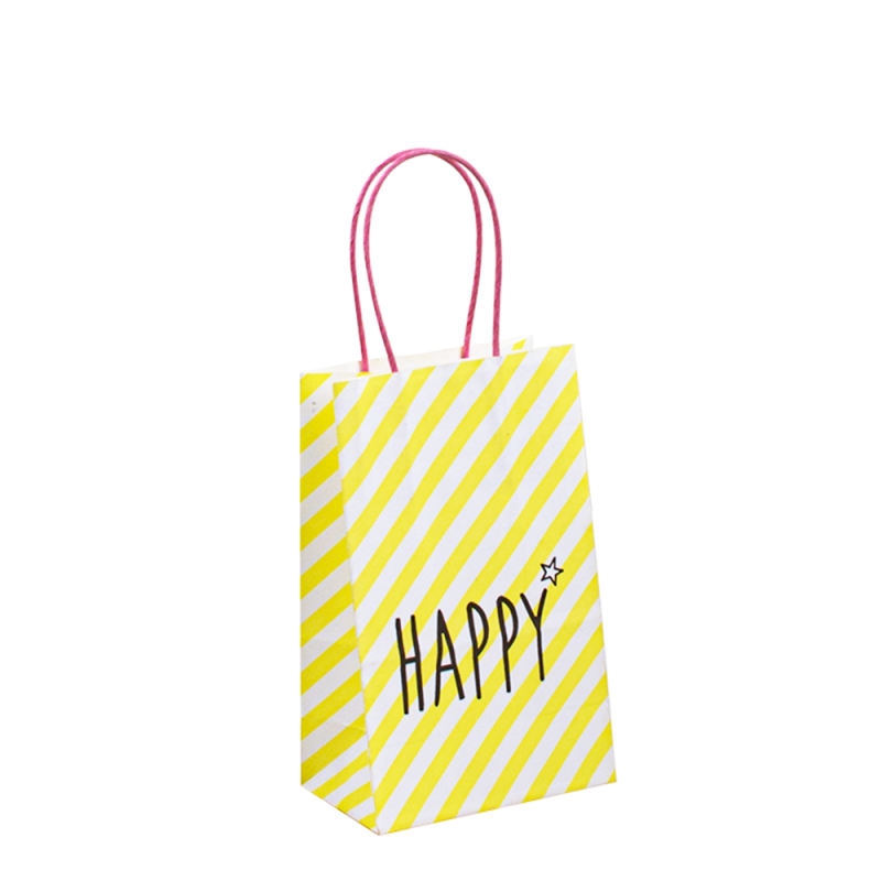 Käsittele paperipussi Paper Kraft Bag Paper Bag -lahja bolsas räätälöityjä paperipussi
