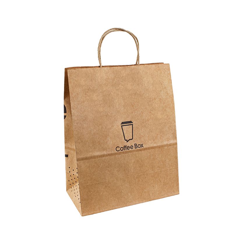 Suunnittelija Paper Bag Kraft Premium Paper -laukut Logokahva Kraft Paper Bag China Brown Kraft Paper -laukut