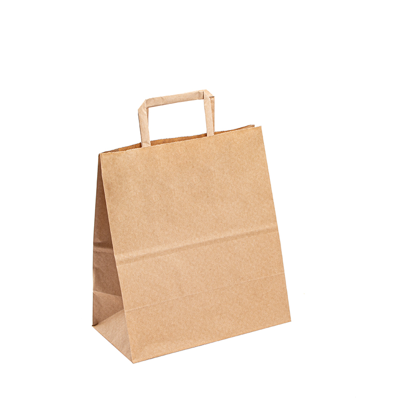 Kraft Retail Bolsas Luxury Paper -pussi omalla logo Kraft -paperipussi kahvalla