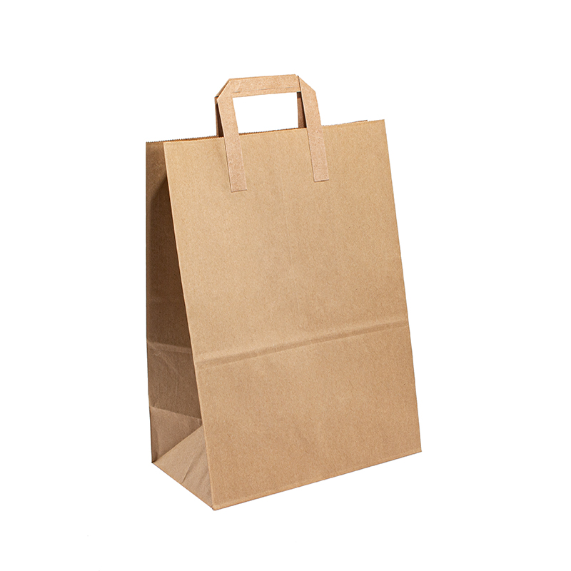 Kraft Retail Bolsas Luxury Paper -pussi omalla logo Kraft -paperipussi kahvalla