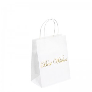 Paper Party Bags -pakkaus Paperipussi Ylellinen takeaway -paperipussit ruokaa kiitos paperipussi