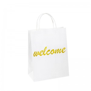 Paper Party Bags -pakkaus Paperipussi Ylellinen takeaway -paperipussit ruokaa kiitos paperipussi