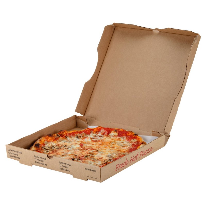 Painettu Kraft Pizza Box