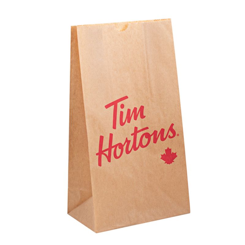 Vedenpitävä Kraft Paper -pakkauspussit pikaruoka -alueille