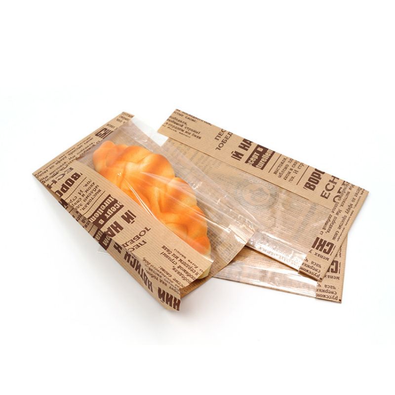 Monikokoinen Kraft Paper -pakkauslaukut Eco -ystävällinen biohajoava