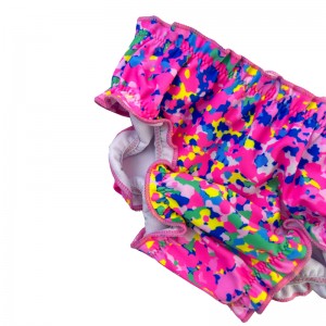 Vauvavaipat painetut kukka -laskoset mukavat imukykyisetniin söpö kirkas ruusu vaaleanpunainen