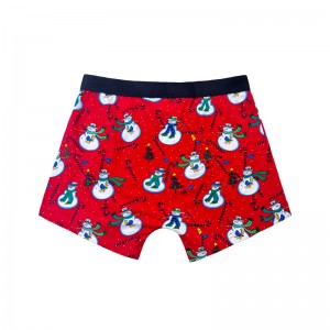 Mukautettu logo korkealaatuinen aikuinen hengittävänyrkkeilijä, jossa on yksiväriset miesten alusvaatteet