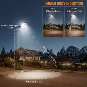 Uusi maaseudun LED Solar Street Light