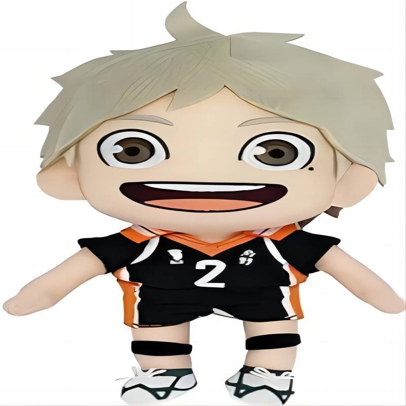 Haikyuu !! Tadashi Yamaguchi Sugawara Kageyama Tobion täytetty muhkea, 9 \\ \