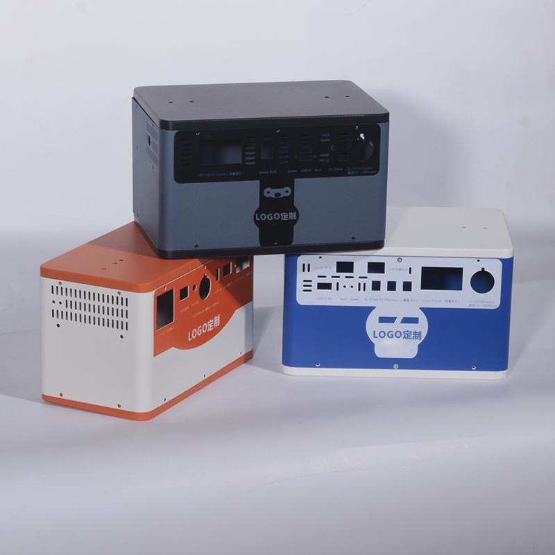 Mukautetut sähkölaitteen rungot jauhepäällystetyllä kotelolla