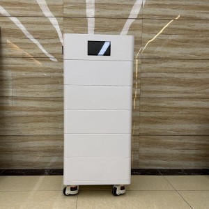 51,2 V 100A LIFEPO4 -pinottava akku älykäs LED -näyttö 5KWh 10KWh