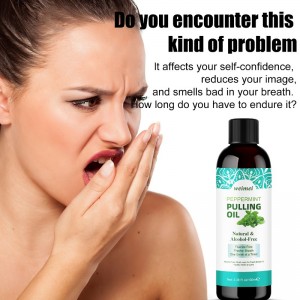 Piparminttu vetämällä öljyä